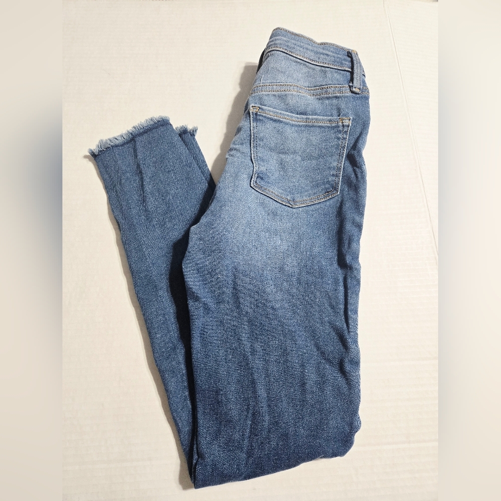 Old Navy Adjustable Waist 360 Stretch Extra Highrise Rockstar Jegging 14
